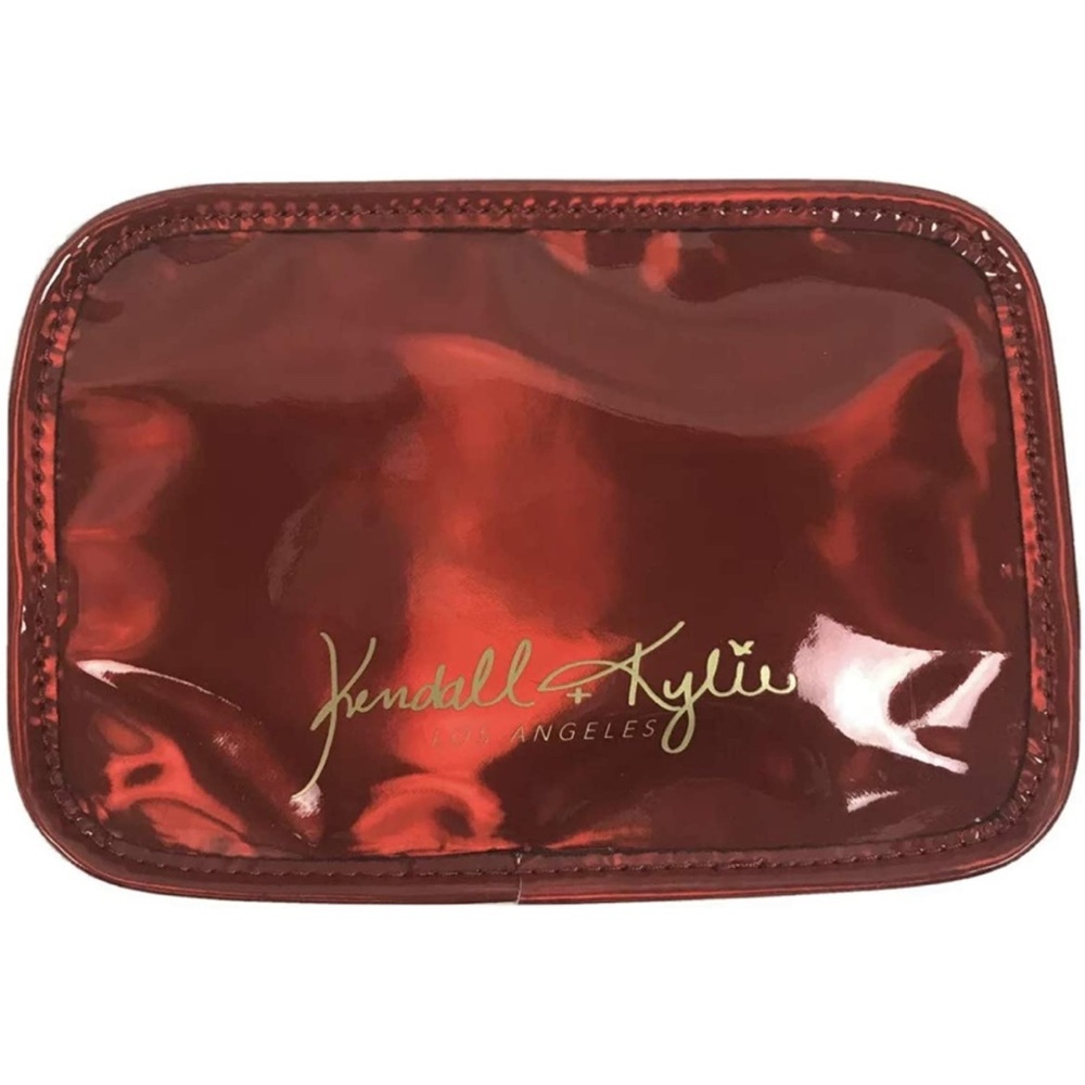 Kendall + Kylie Metallic Red Crossbody with removable strap. (Strap inside bag)